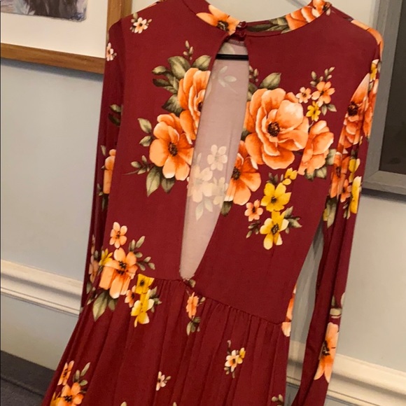 NWOT forever 21 long sleeve skater dress - Picture 2 of 3